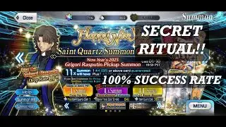 [FGO NA] Grigori Rasputin (Kotomine Kirei) Gacha Rolls with secret 100% success Ritual