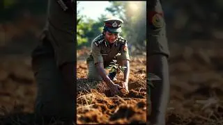 এই রোদে গাছ লাগালো জওয়ান! 🌱 | An Emotional Soldier Story 😢#IndianSoldier #HumanityFirst