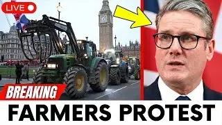 3 MIN AGO: Thousands of Tractors STORM London &mdash; Capital UNDER SIEGE Live! | News UK