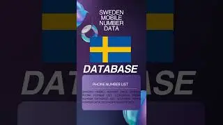 Sweden Mobile Number Data | B2B Database
