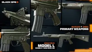 BO6 ZOMBIES GAMEPLAY MODEL L NEBULA CAMO (PART 1)