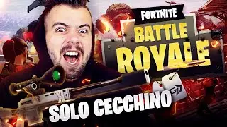 BATTAGLIA SOLO CECCHINO!! - FORTNITE BATTLE ROYALE