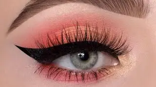 Natural Golden Rose Giltter Eye Shadow Makeup Tutorial Video / Outfit Idea / Hope You Guys Like This