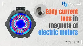 How to reduce eddy current loss in motor magnets? Laminated and Snakeline magnets🧲