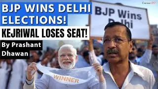 BJP WINS DELHI ELECTIONS | KEJRIWAL LOSES HIS OWN SEAT | Historic Results after 27 Years