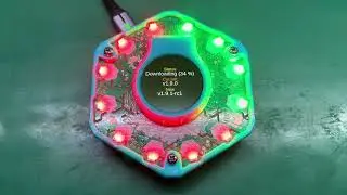 EMF Tildagon Badge OTA Update LED Progress