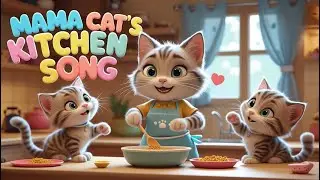 Mama Cat&rsquo;s Kitchen Song 🐾 | Cute Cat Song for Kids | Kittens, Food & Love | Lullaby for Children