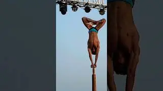 Mallakhamb Yoga🤯😎 | #fitness #yogaskills #mallakhamb #motivation #youtubeshorts