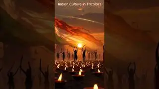 Indian Culture in Tricolors | Happy Republic Day 2026 #india #flag