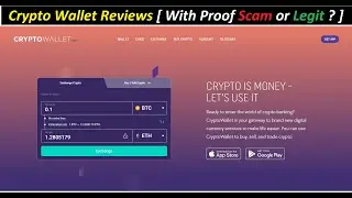 Crypto Wallet Reviews [ With Proof Scam or Legit ? ] CryptoWallet ! CryptoWallet Com Reviews