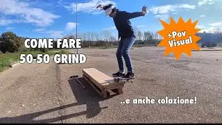 Come fare grind 50-50, tutorial ita #skateitalia #tutorialita