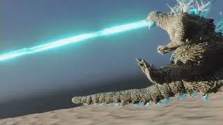 Godzilla Voando