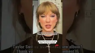 Сообщение Тейлор Свифт тем, кто ненавидит ее новый альбом: #taylorswift #thelifeofashowgirl