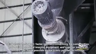 Quartz powder making machine for fiber optics