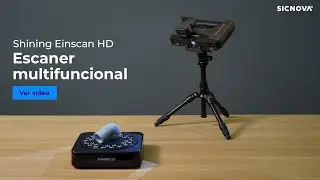 Review del EinScan Pro HD: escáner 3D portátil con alta precisión y velocidad de captura | SICNOVA