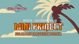 DBS10042 - MINI SOLAR PROJECT of drip irrigation system