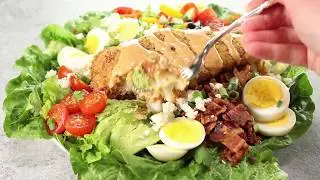 Southwestern Cobb Salad with Creamy Chipotle Dressing