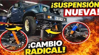 Le cambio la suspensión al Suzuki Samurai… ¡ESTABA DESTROZADA