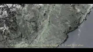 Kaikoura Earthquake, NZ, 2016, change detection satellite imagery