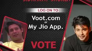 Vote For Sidharth Shukla - Bigg Boss 13 Grand Finale