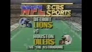 1989-11-05 Detroit Lions vs Houston Oilers