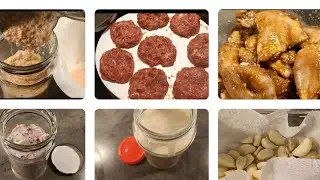 Ramadan Food preparation 2024 | Beef patty | Marinated chicken | Mayo sauce