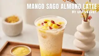 Mango Sago Almond Latte I Velvet Cooking Recipe I  I Easy Recipe