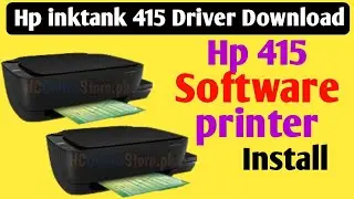 How To Install Driver Hp Ink Tank 415 || Hp 410 Printer and Scanner Driver Download
