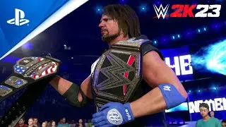 WWE 2K23 AJ Styles Double Title Entrance - Early Access (PS5)