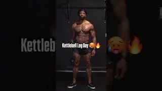 Kettlebell Leg Day Workout 💪🏾 #workout #kettlebell #legday