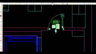 How to create a door automatically and its attributes in Autocad with APLUS plug-in.