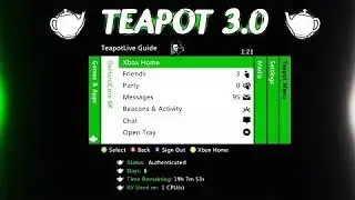 Teapot Live Stealth Server 17511 (RGH/JTAG) Paid Stealth (Long Kv Life)