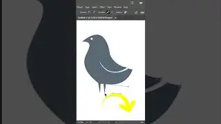 Bird shape logo by pentool #illustratortutorial #pentool #logodesign