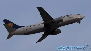 Lufthansa - Boeing 737-330 D-ABXZ - Takeoff from Split airport SPU/LDSP