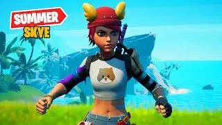 The SUMMER SKYE Challenge in Fortnite