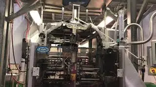 Hayssen Ultima 3 sided seal machine with Yamato scale packaging line