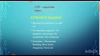 Kinds of Reading - Part 2 | EXTENSIVE READING | PEDAGOGY