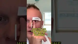 How to apply temporary eyebrow stickers (the RIGHT way)!