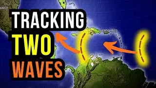 Two Tropical Waves Moving in...