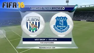 FIFA 16 - West Bromwich Albion vs. Everton @ The Hawthorns (Season '16/'17)