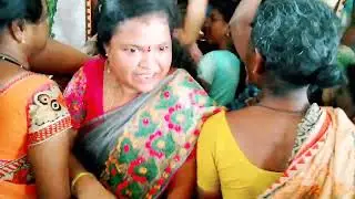 అమ్మవారు లాస్ట్ రోజు గుడి దగ్గర అందరి మీద అమ్మవారి పూనకం. 🤯👈🙏🙏.