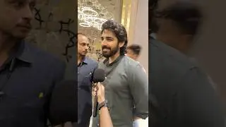 Interaction wrap with sushanth at celebrity cricket carnival✨ #cricket #australia #sushant#interview