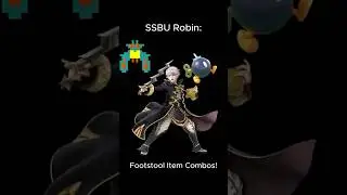 SSBU Robin: Footstool Item Combos! #ssbu #robin #items #combos #ssbuclips