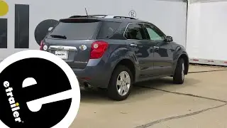 etrailer | DIY 2014 Chevrolet Equinox Installation for the Curt Trailer Hitch Receiver