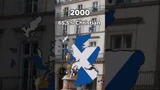 Christianity in Scotland 🏴󠁧󠁢󠁳󠁣󠁴󠁿✝️ #history #map #mapguide #geography #mapping #mapper #uk