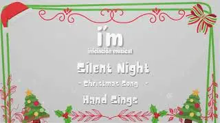 🎶 Silent Night &ndash; Colored Notes and Kod&aacute;ly Hand Signs 🎄 | Xylophone Play Along for Kids