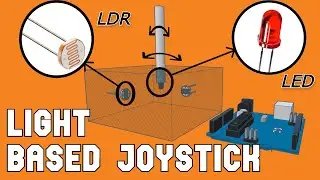 DIY Joystick | Analog Joystick That Works With Light | Made With Arduino , LED & LDR | Li-Fi