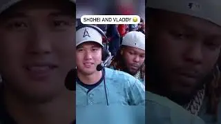 Just Vladdy casually listening to Shohei Ohtani&rsquo;s Japanese interview 😂 🎥:lasmayores/IG