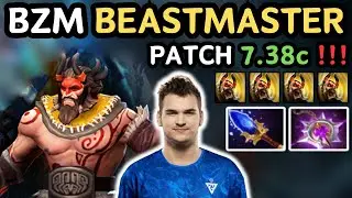 🔥 Bzm BEASTMASTER Midlane Gameplay Patch 7.38c 🔥 Rank 4 BZM - Dota 2