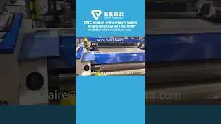 Wire mesh netting machine #wiremeshmachine #weavingtechniques